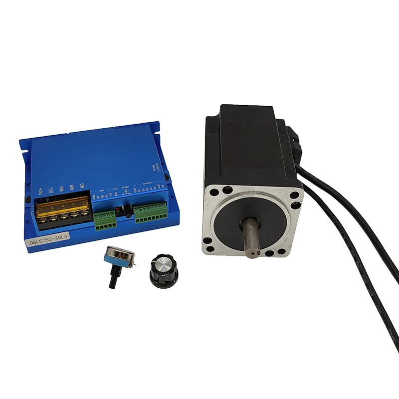 

Low-voltage three-phase 48V 60V 17A brushless DC motor with DC speed control driver