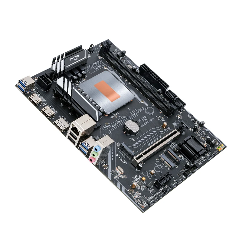 ERYING DIY Desktop Motherboard with Onboard 11th Core CPU 0000 ES 1.8GHz-4.5GHz 6C12T 18MB Cache(Refer To i7 11600H) Gaming PC