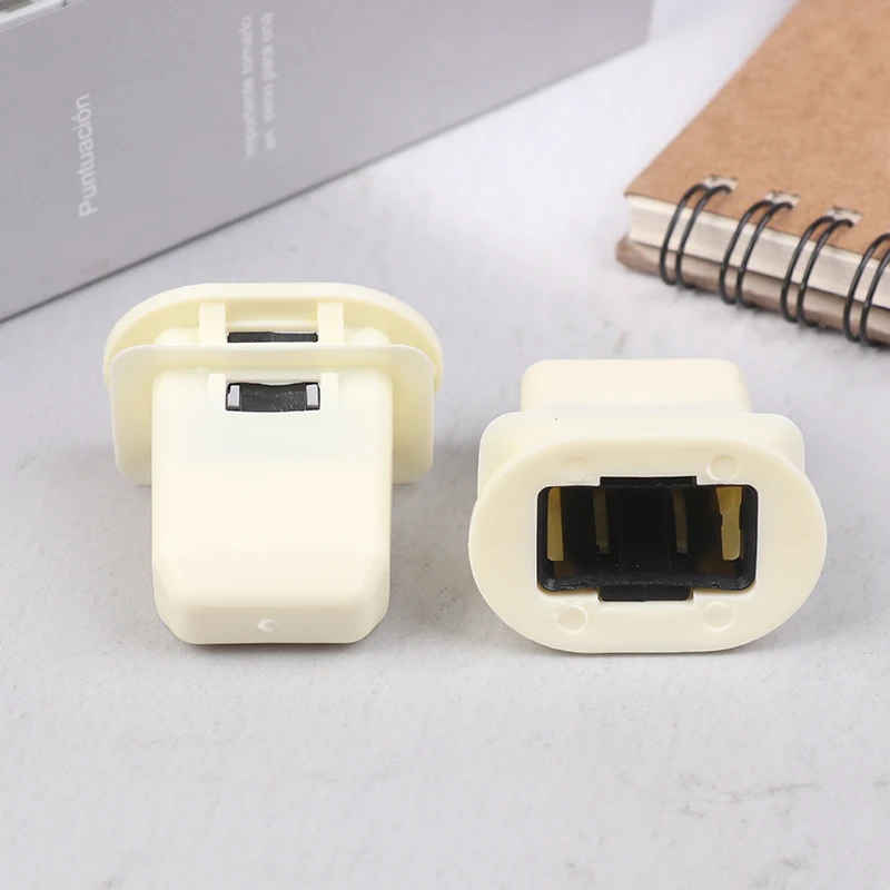 2Pcs Car White Nylon Rear Row Seat Screw Grommet Car Rear Seat Cushion Clip Car Interior Rear Seat Clips Fixed Buckle Fastener