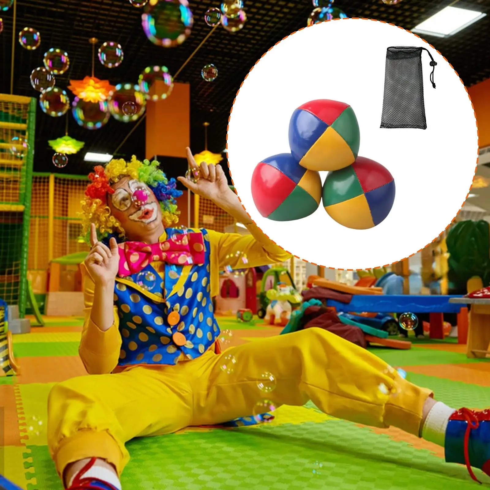 

3 Pieces Juggling Balls Throwing Toys Small, Mini, Tricky Props, Easy PU Acrobatics Toss Ball Juggle Balls for Kids Adults