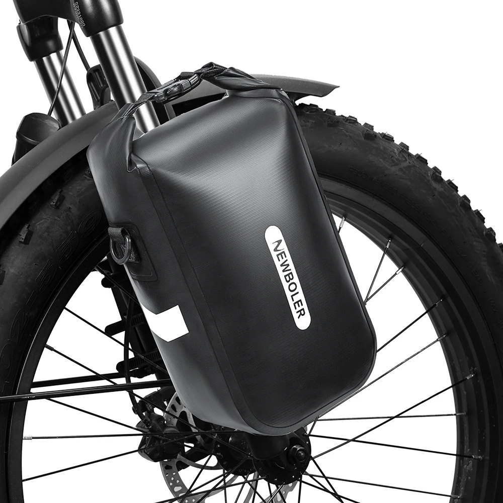 NEWBOLER 5,5L 10L Wasserdichte Fahrrad-Gabeltasche Schnellverschluss Fahrrad-Gepäckträgertasche Fahrradtasche Fahrradzubehör – Detail 20