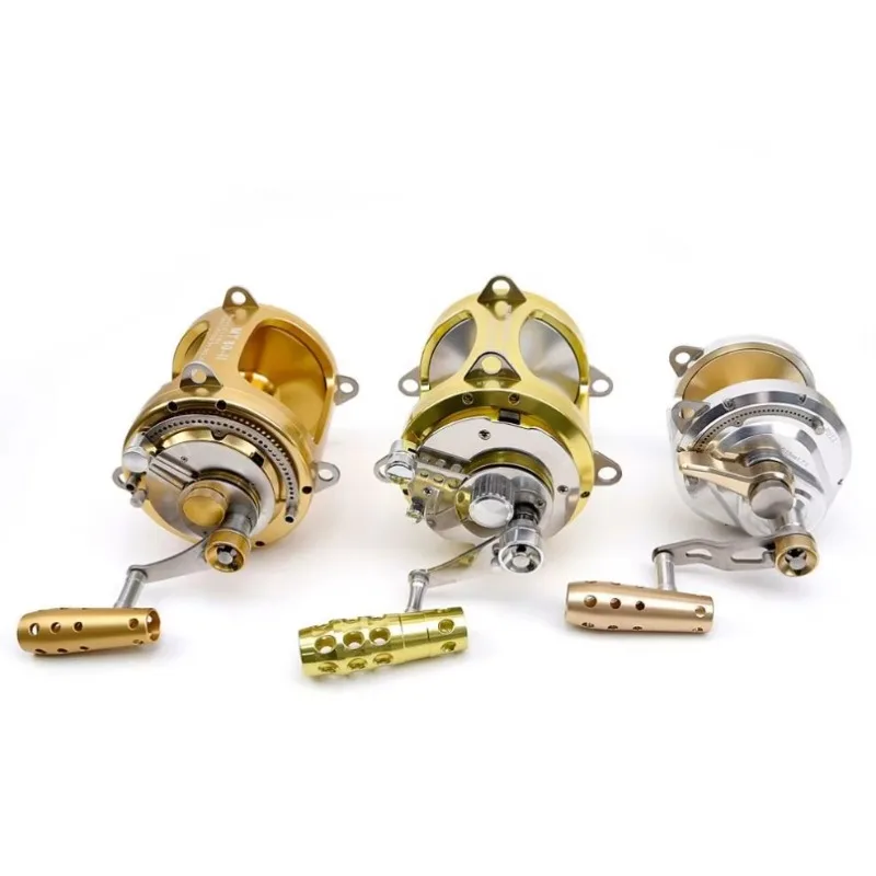 

【Popular】Hot Selling 2 Speed Fishing Rod and Combo Big Game Reel Sea Boat Salt Water Trolling Reels