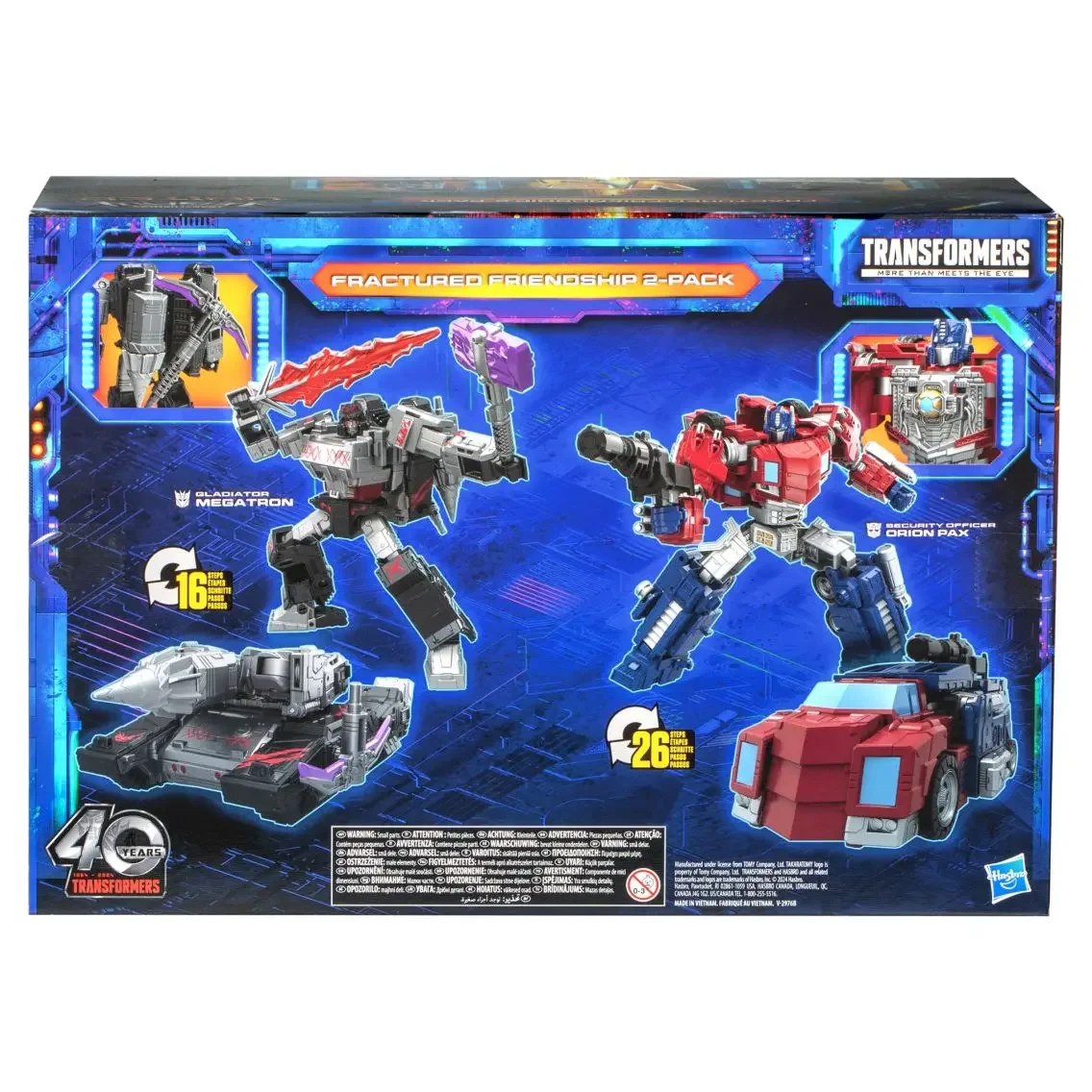 [ในสต็อก] Hasbro Transformers LEGACY: United Voyager Class fractureed มิตรภาพ2แพ็คโมเดลของเล่นอะนิเมะของขวัญหุ่นแอ็คชั่น