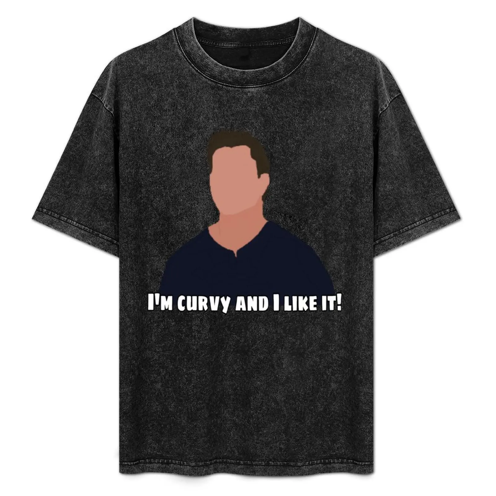I'm curvy and I like it! T-Shirt Holiday Party T-Shirt for Men