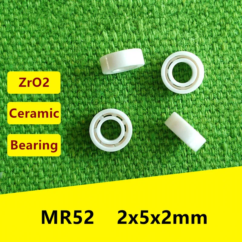 

5pcs ZrO2 full Ceramic ball bearing MR52 2x5x2 mm Miniature Zirconia ceramic deep groove ball bearings 2*5*2mm