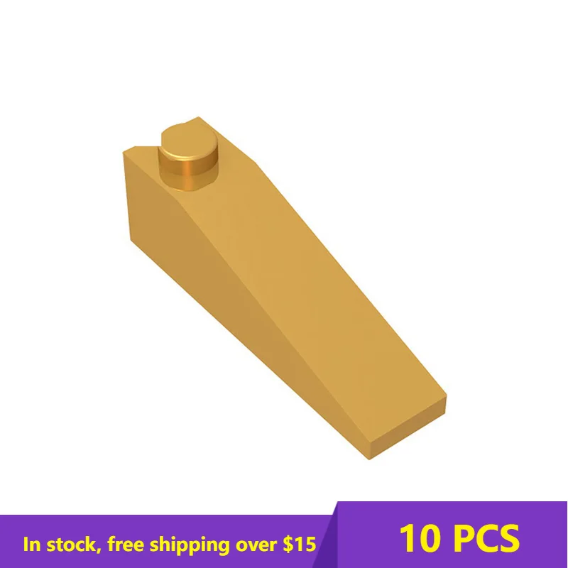 

10PCS MOC 60477 Bricks 4x1 inclined Assemble Parts For Building Blocks Parts DIY Educational High-Tech Parts Toys