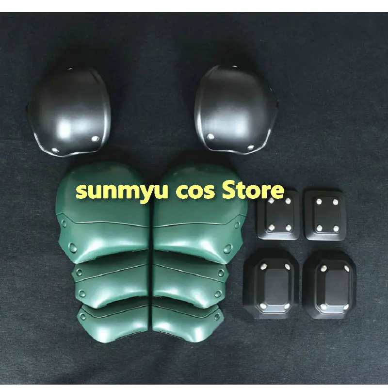 

Реквизит для косплея Kamen THE NEXT 1 go, зеленая нагрудная броня, плечо, локоть, наколенники, реквизит