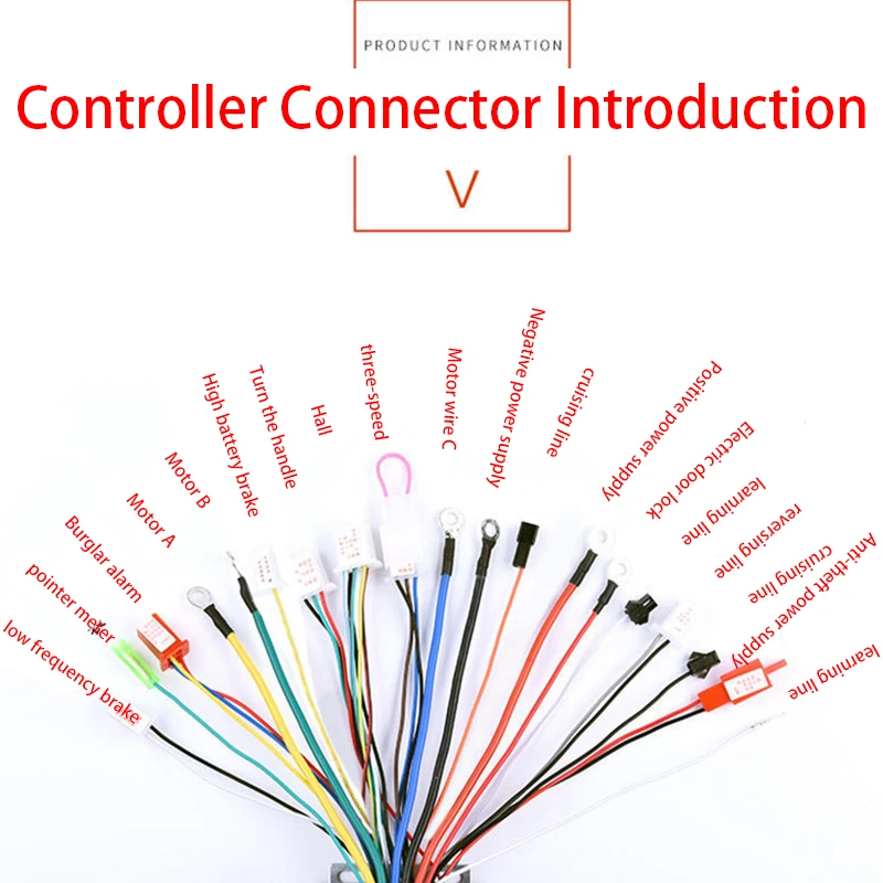 48V 60V 64V 72V 1000W 1500W 2000W elettrico ad alta potenza a due ruote a tre ruote senza spazzole Dc Controller motore universale