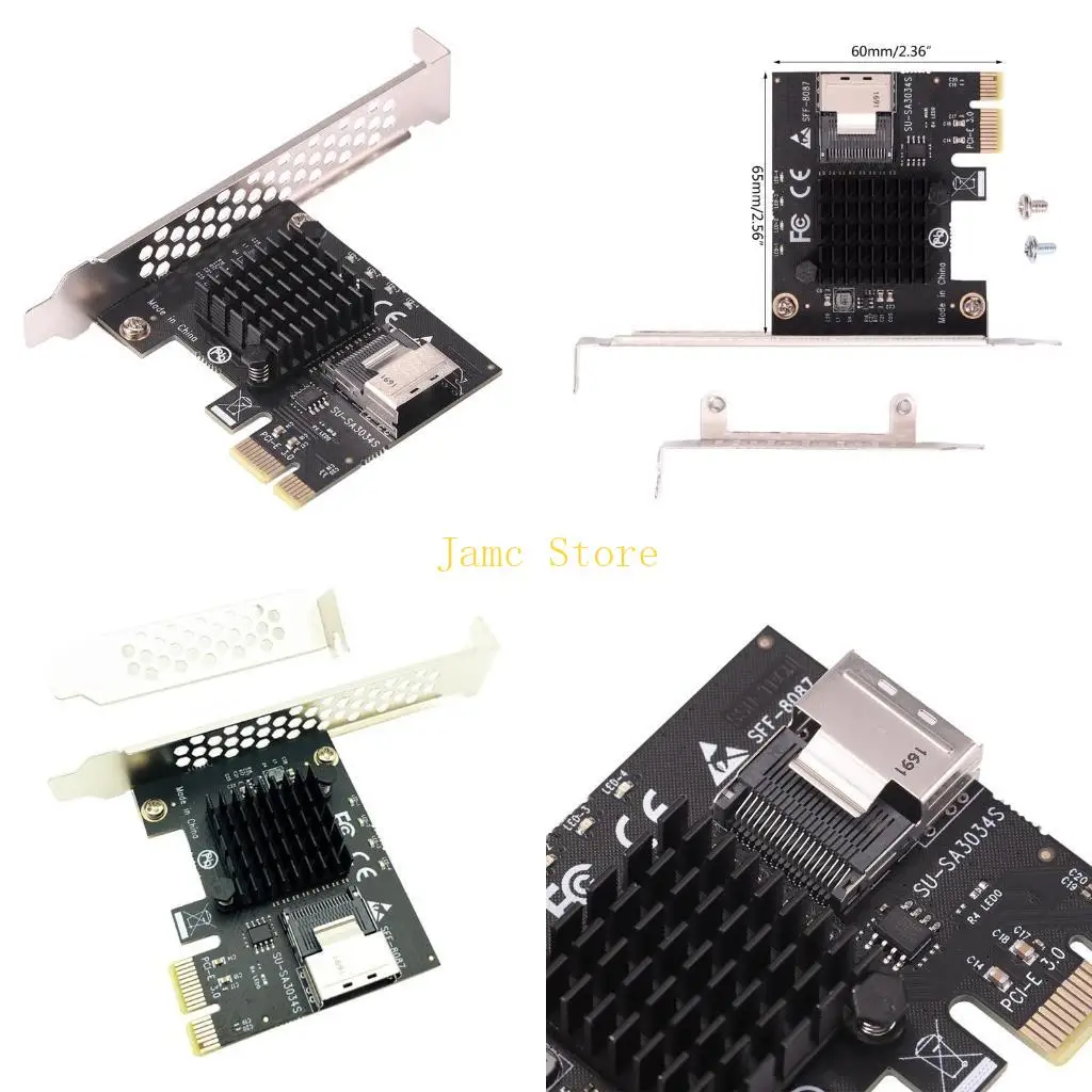 LX0B PCI-E 1X to mSATA SSD Expansion Card Computer Desktop Controller Card