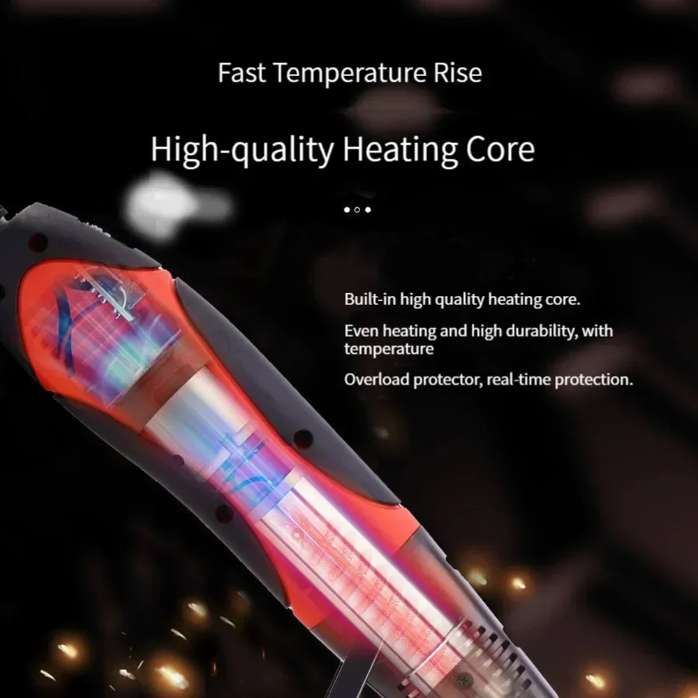 350W Mini Hot Air Gun Small Heat Shrink Film Electronic Mobile Phone Repair Soft Pottery Heat Shrink Film Portable Heating Gun