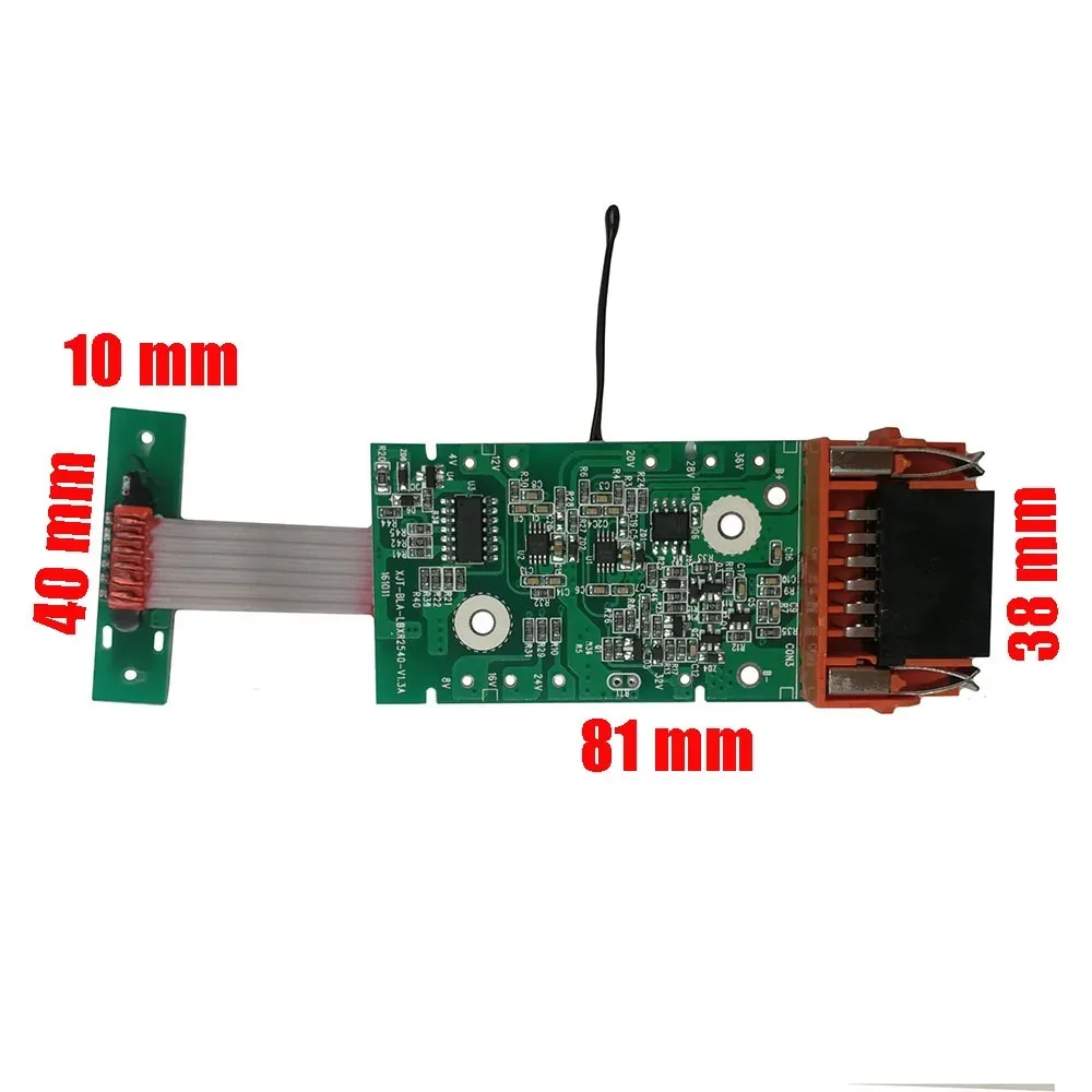 Afbeelding 7: Voor Black Decker LBXR36 36V 40V LBX2040 Batterij Plastic Case Opladen Bescherming Printplaat PCB Box