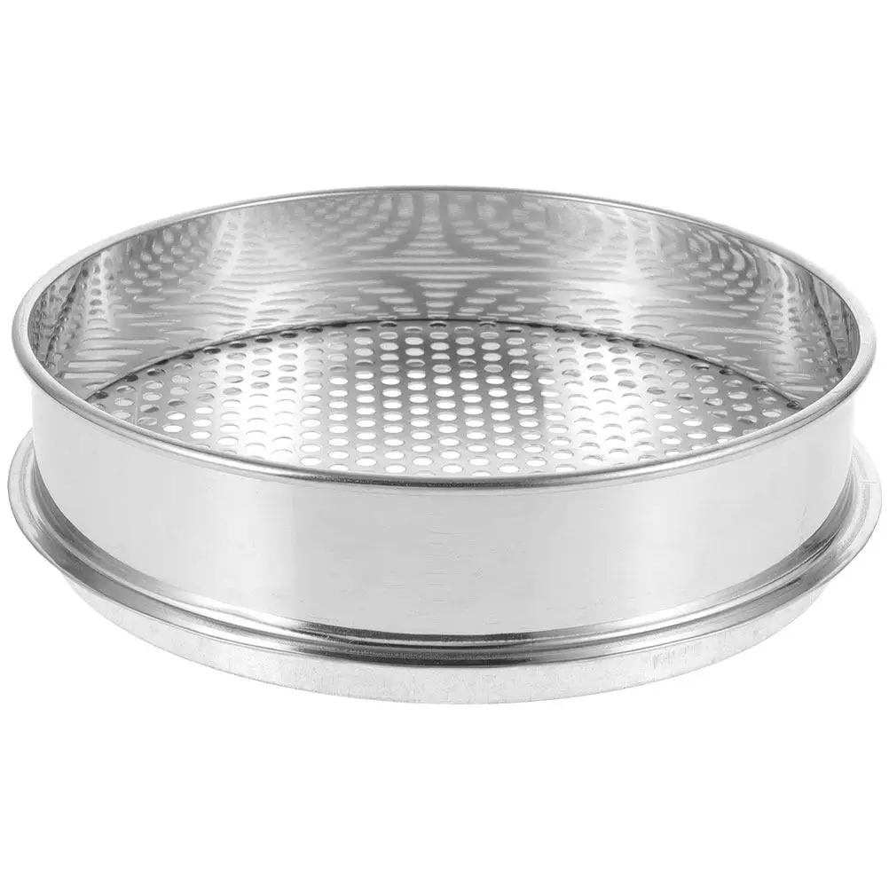 Professional Stainless Steel Soil Sifter for Garden Soil Screening Sand Sifting Farm Field Use Easy Carry Multi Functional Lab