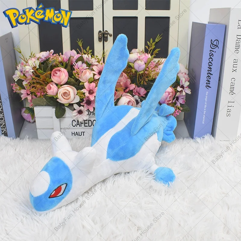 Peluches de Pokémon Shiny Latios Latias Kawaii, Lindos Peluches de Anime Pikachu Lapras, Muñecos de Peluche, Regalos de Cumpleaños para Niños