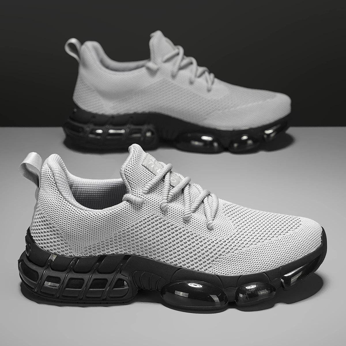 أحذية رياضية كاجوال خفيفة الوزن وأنيقة كبيرة الحجم للرجال، أحذية كاجوال للجري والمشي في الهواء الطلق، أحذية رجالية خفيفة الوزن، أحذية جري مبطنة على الطرق، أحذية رياضية للياقة البدنية في الهواء الطلق #4
