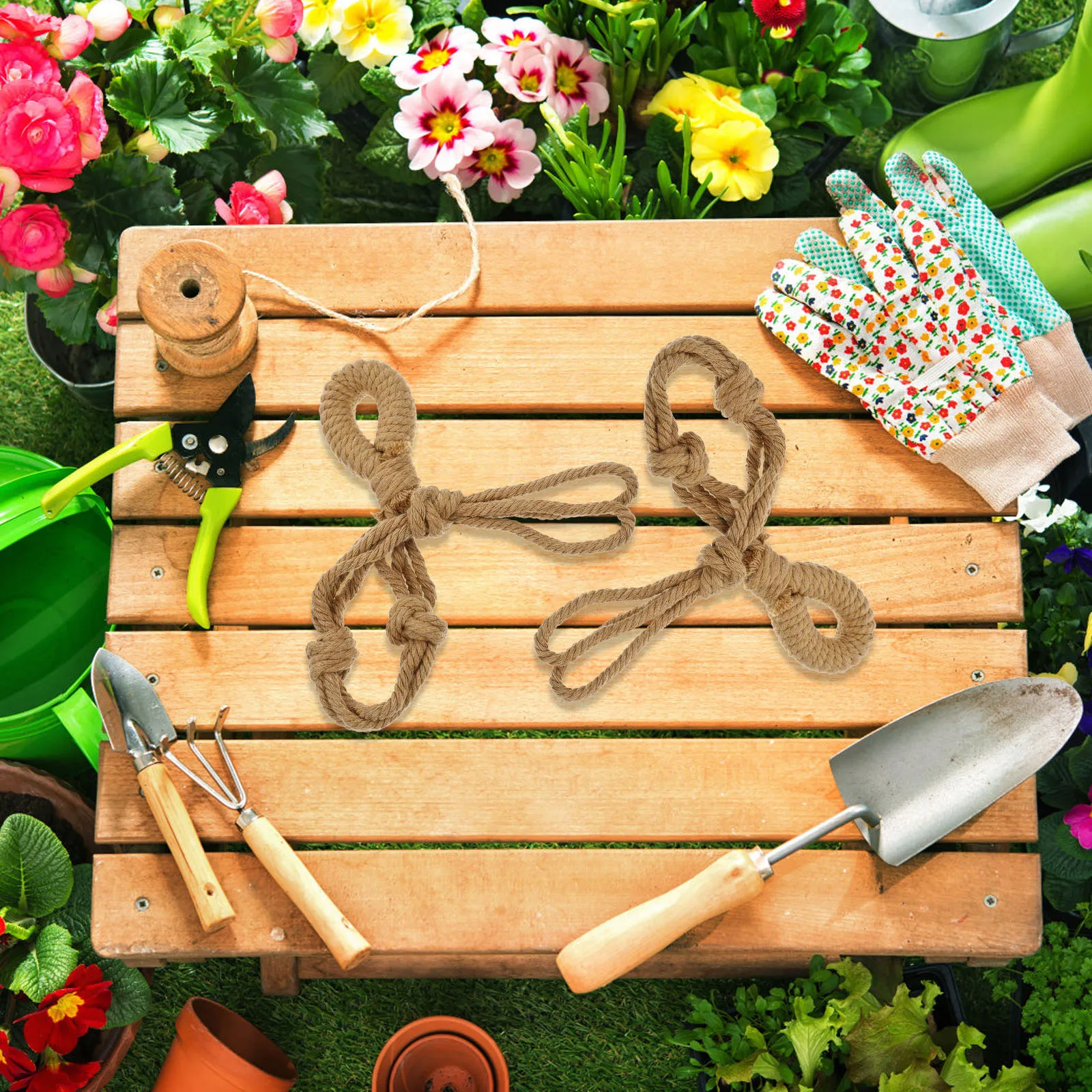 

4 Pcs Cotton Plant Hangers Extender for Hanging Flower Pots Macrame Rope Long Enough Durable Wear Resistant Indoor Decor