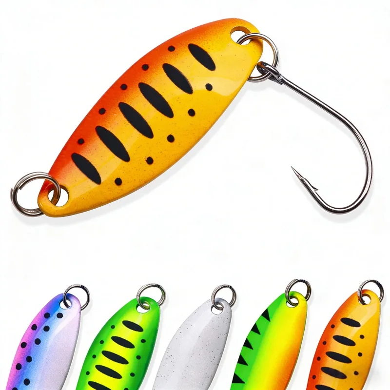 

Набор приманок с блестками в форме семян, 3,6 см, 2,5 г, с одинарным крючком, высокорефлективная приманка для ловли окуня, сома и леща.