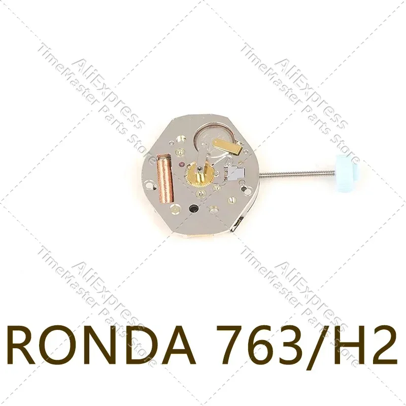 New Swiss RONDA Caliber 763 H2 height quartz movement Replacement parts for watch movements