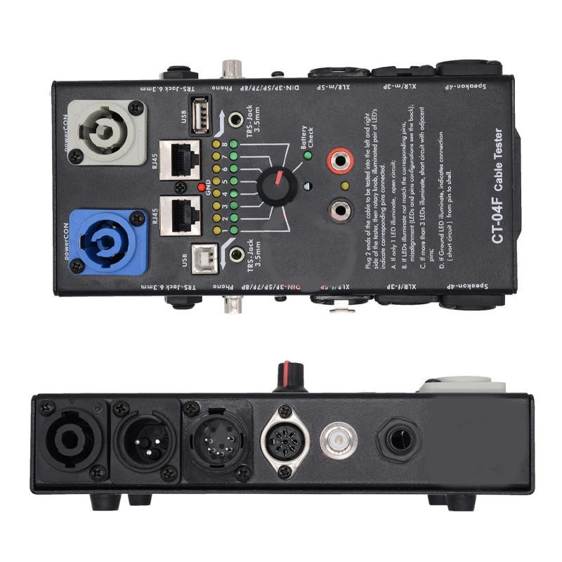 CT-20 Multifunctional Line Tester Audio XLR Signal HDMI Line Test Tool Professional Equipment for Home Theater