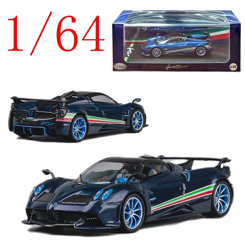 

CM Diecast 1/64 Scale Pagani Alloy Model Cars Pagani Huayra Tricolore Play Vehicles Toys for Boys Gift Original Box