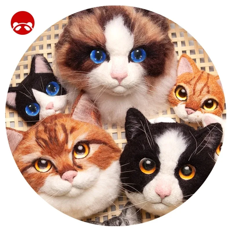 

Custom 3D Dimensional Cat Portrait Pet