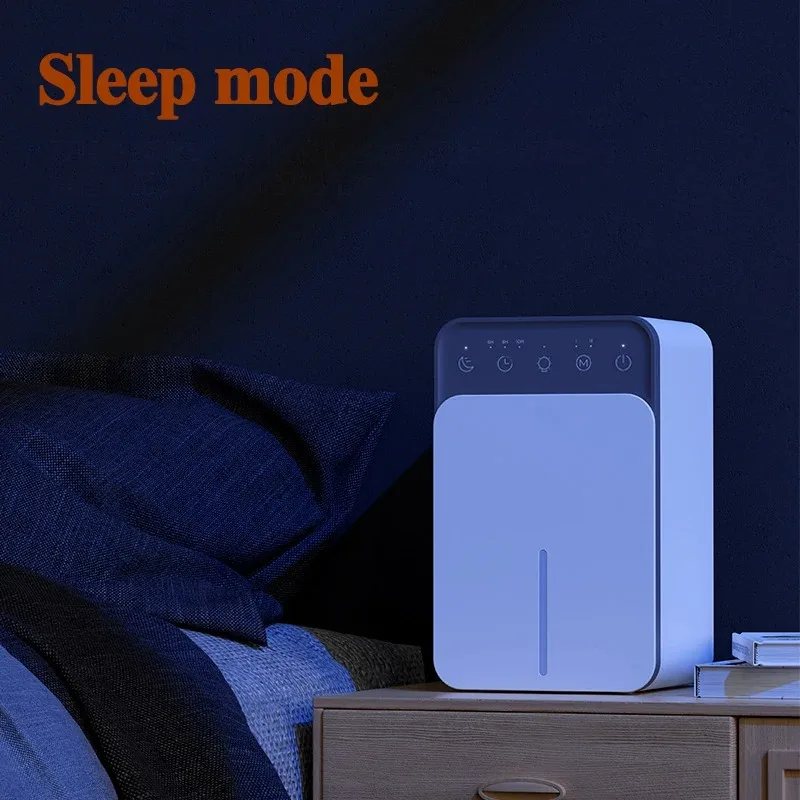 Настольный осушитель воздуха, осушитель воздуха, бесшумные поглотители влаги, резервуар для хранения воды 1500 мл, бытовой влагостойкий осушитель