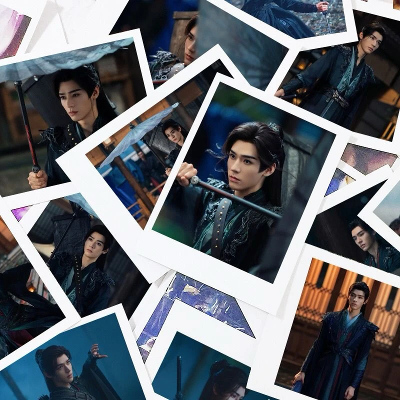 30/50 unidades sin repetición Simon Gong Jun Peng Xiaoran HD cartel Lomo Card Pai Li De TV The Dark River Drama Stills tarjetas pequeñas de 3 pulgadas