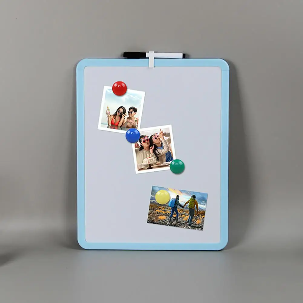 Легкая двусторонняя маленькая доска для сухого стирания для домашнего офиса, класса, мини-белая доска с кухней