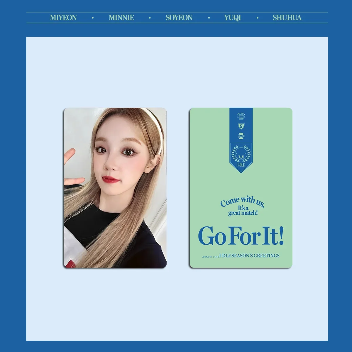 GIDLE Tou2 بطاقة خاصة YUQI SHUHUA SOYEON MIYEON Minnie