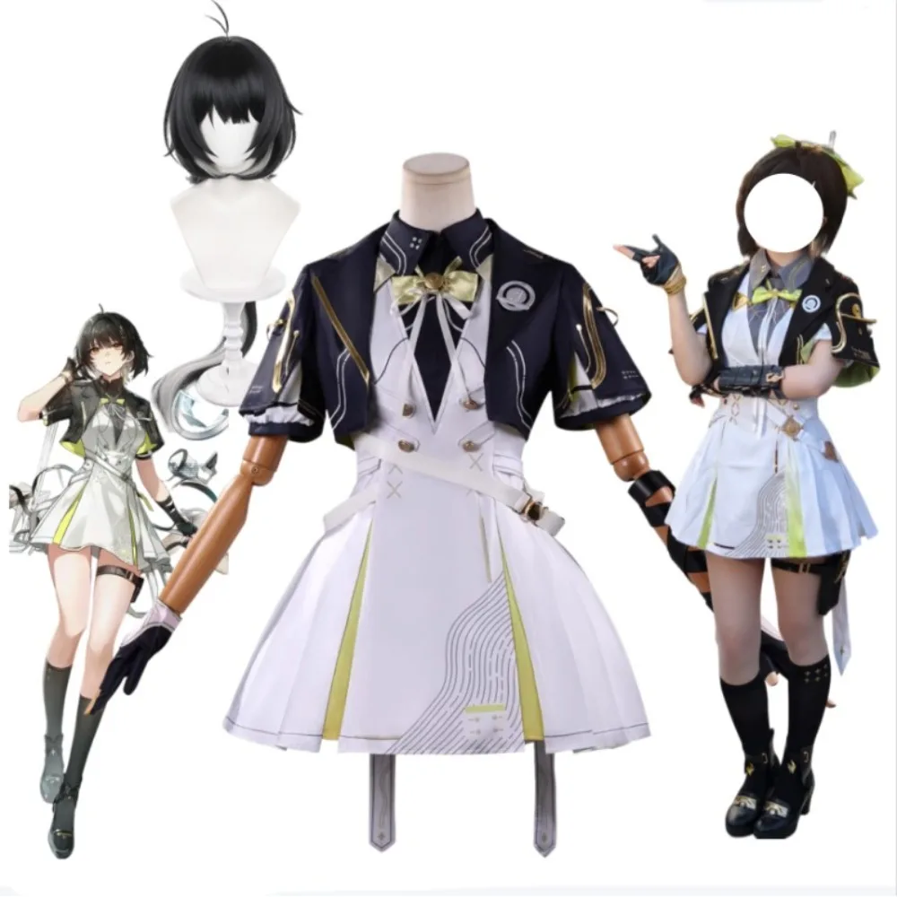 

Wuthering Waves Female Rover Spark Eternity School Uniform Cosplay Costume Game Anime Role Play Halloween Comic Con Outfit