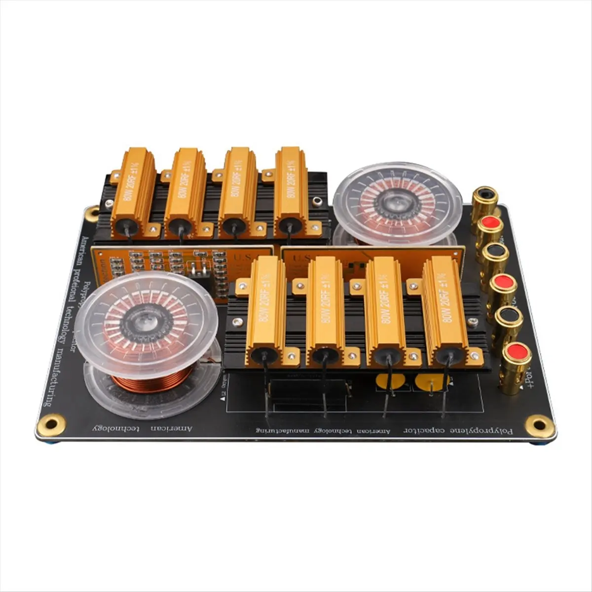 《Factory Direct》High-Pressure Dual Tweeter Crossover 2 Way 800W Speaker Frequency Divider Filter Audio Hi-Fi High Crossover Boar