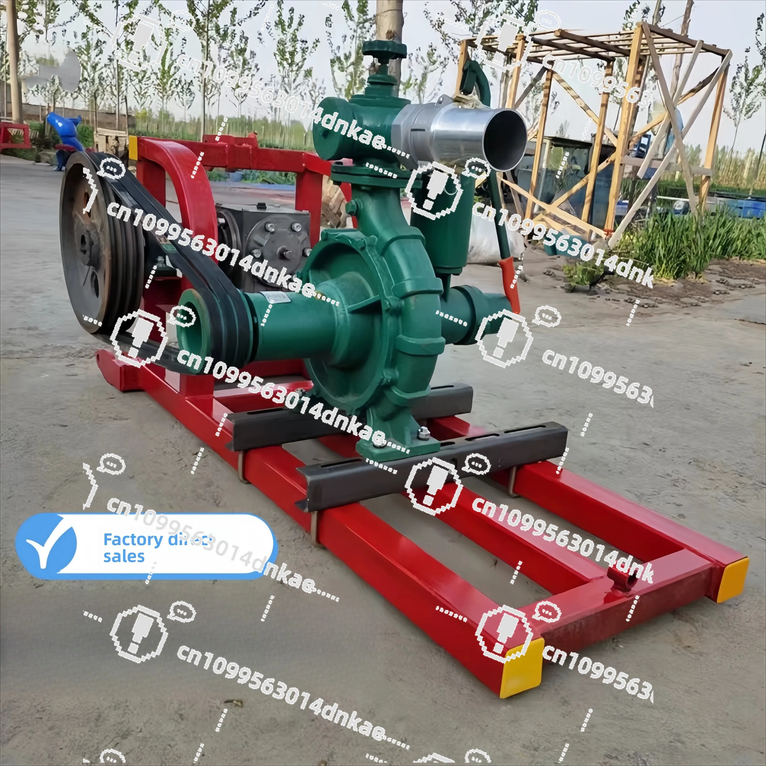 High Pressure Sprinkler Pump Agricultural Booster High Power Centrifugal Pump Tractor Water Pump Diesel Engine Watering