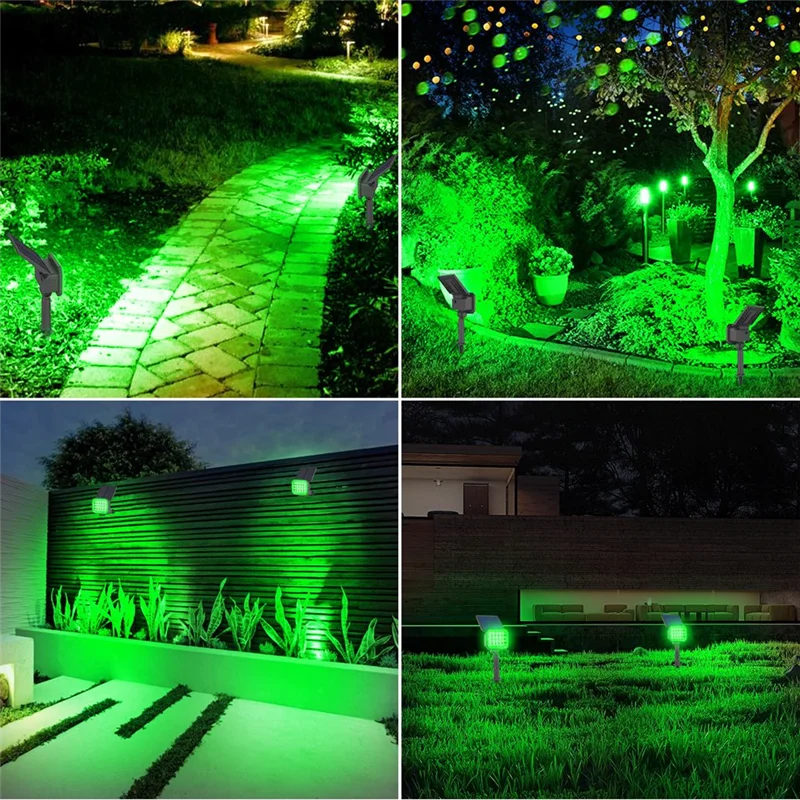 AF90-الطاقة الشمسية LED ضوء السوبر مشرق ضوء الحديقة الخضراء لحديقة سطوع قابل للتعديل الأضواء الشمسية IP65 مقاوم للماء
