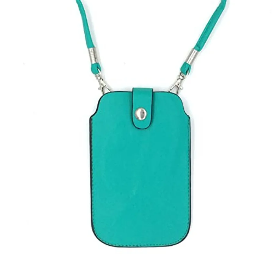 

Leather Neck Pouch for Phone Style 2 - Aqua