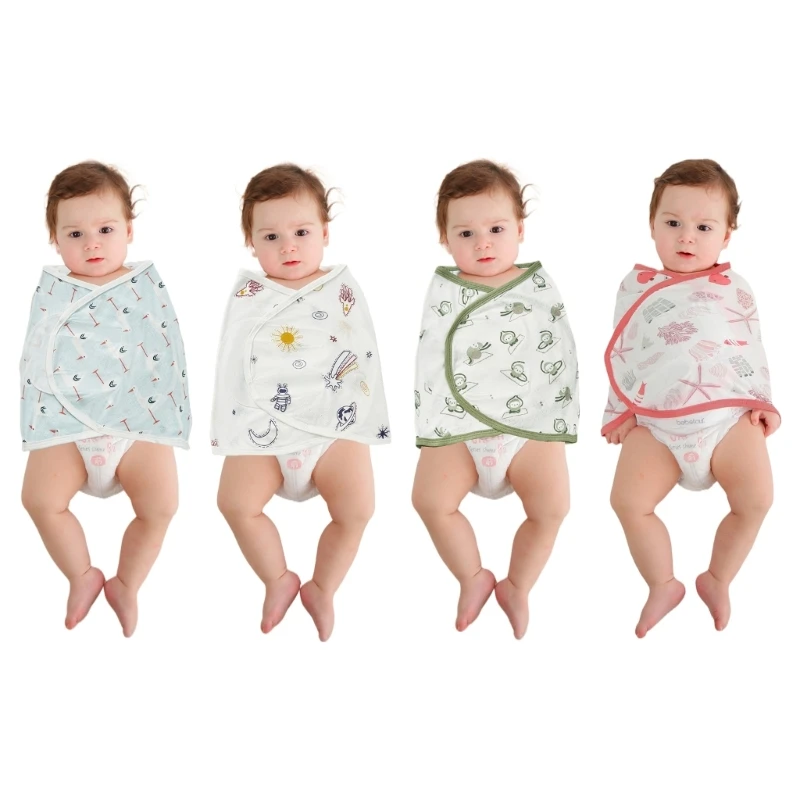 Baby Blanket Practical Baby Wrap Soft & Breathable Baby Blanket Comfortable Wrap K5DD