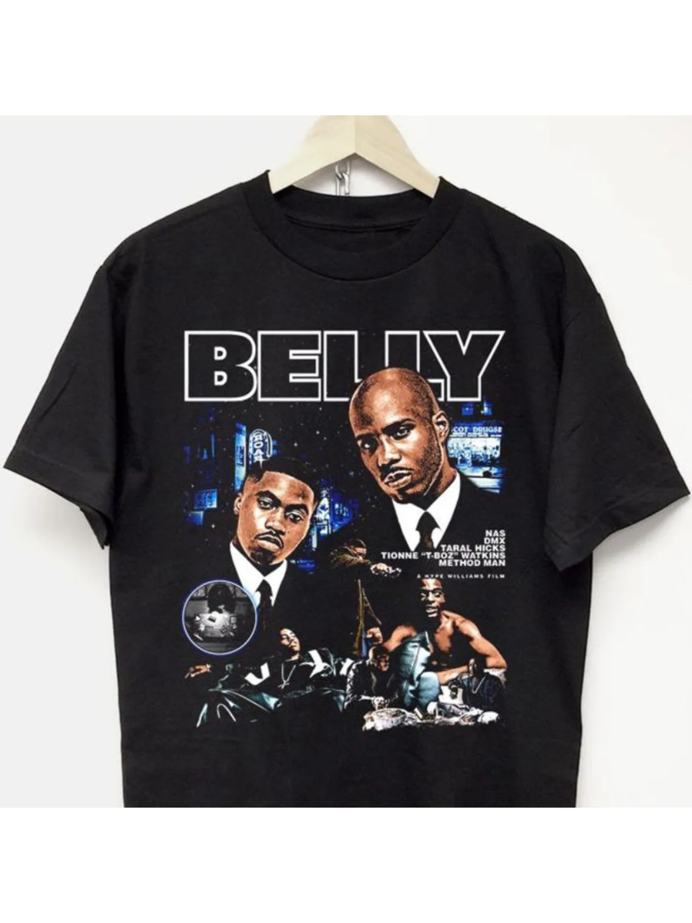 

Men's Belly Movie Retro Rap T-Shirt - Hip Hop Concert Graphic Tee