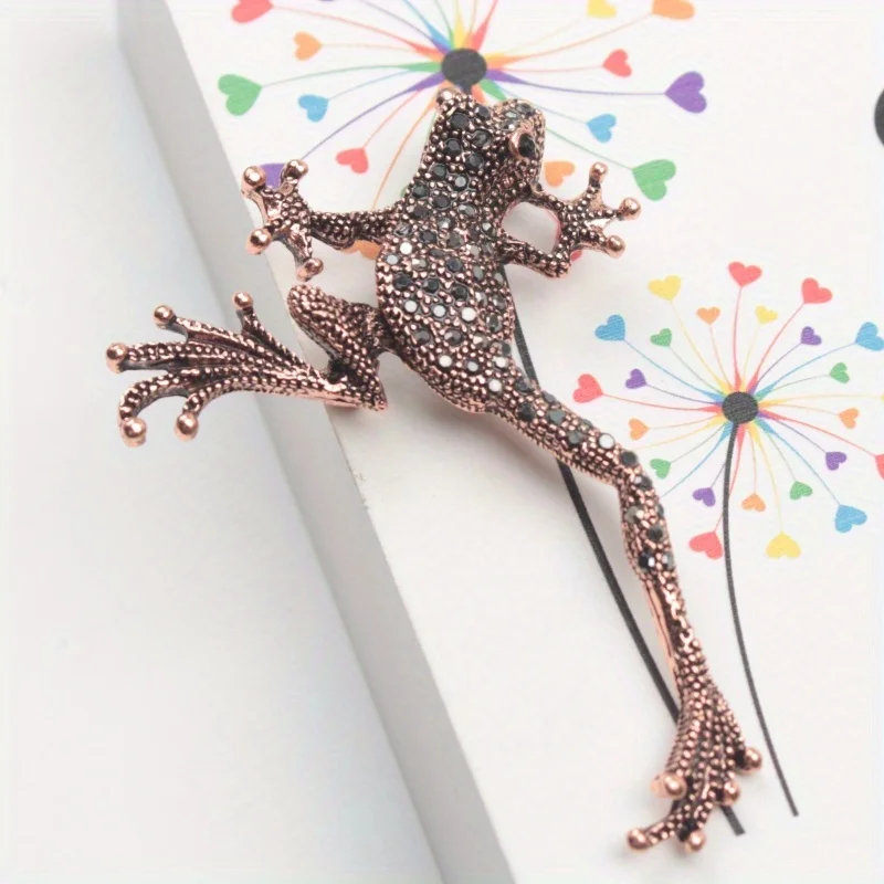 Fashion Retro Personality Gecko Lizard Brooch Women Accessories Goth Dress Pin Accessories