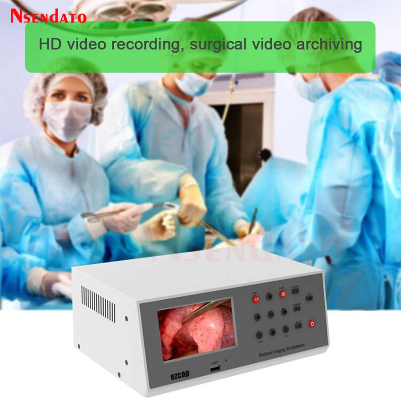 Ezcap292 شاشة TFT 4.3 بوصة محطة عمل التصوير الطبي HDMI مسجل التقاط الفيديو الطب عن بعد تعليم الجراحية للبث المباشر
