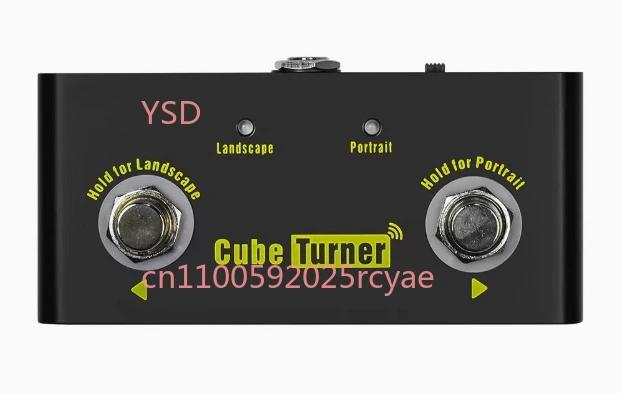 

Cube Turner - Built-in Battery, Wireless Page Turner Pedal, Music Sheet Turner, Supports Looper Function,