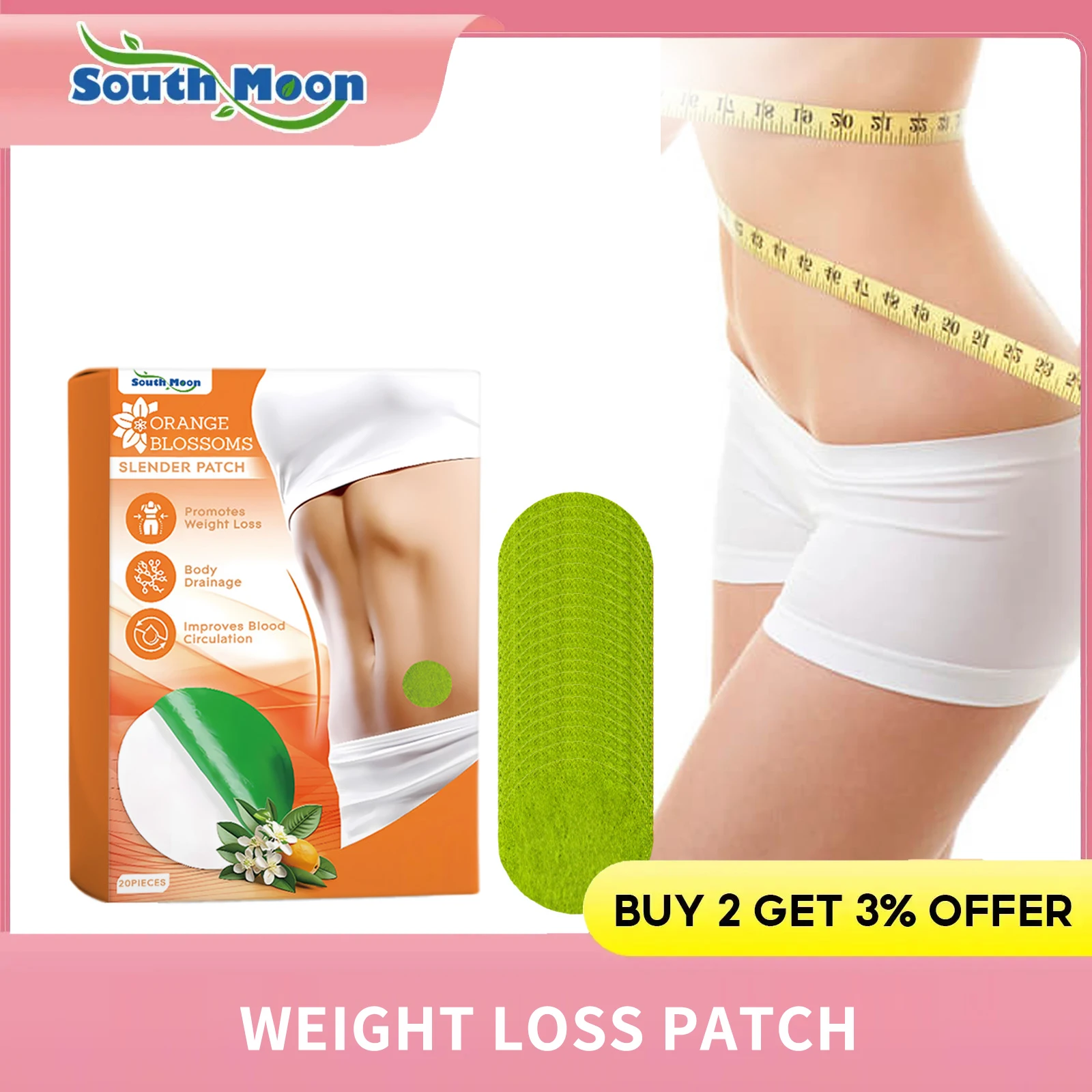 Detox Slimming Patch Tighten Belly Fat Burner Enhance Metabolism Reduce Leg Cellulite Eliminate Body Toxins Waist Shaping Patch
