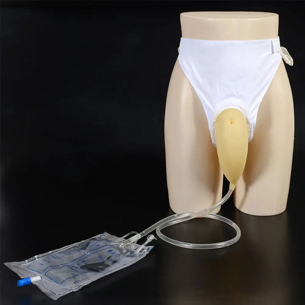 Portable Silicone Portable Urinal Bottle 1000ml Plastic Toilet Aid Bottle 85CM Reuseable Patient Pee Tool Men Women