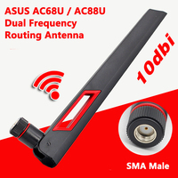 1PCS Original ASUS RT-AC68U AC88U Dual band 2.4G 5.8G WIFI Signal Booster router antenna RP SMA male Connector