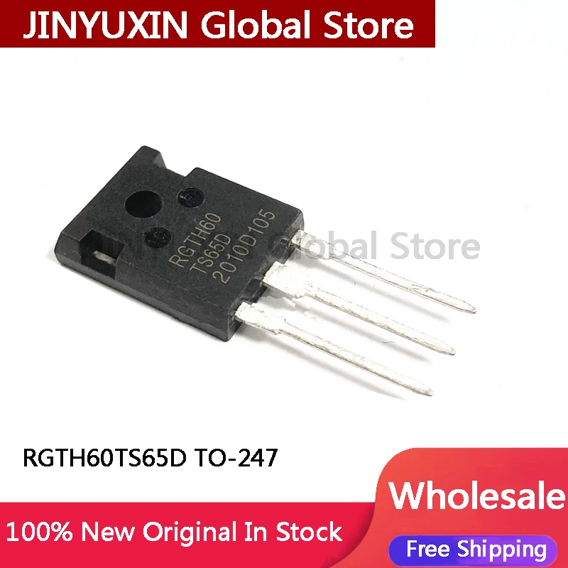 5PCS NEW RGTH60TS65D RGTH60 TS65D 60A 650V TO-247 IGBT transistor High-power In Stock