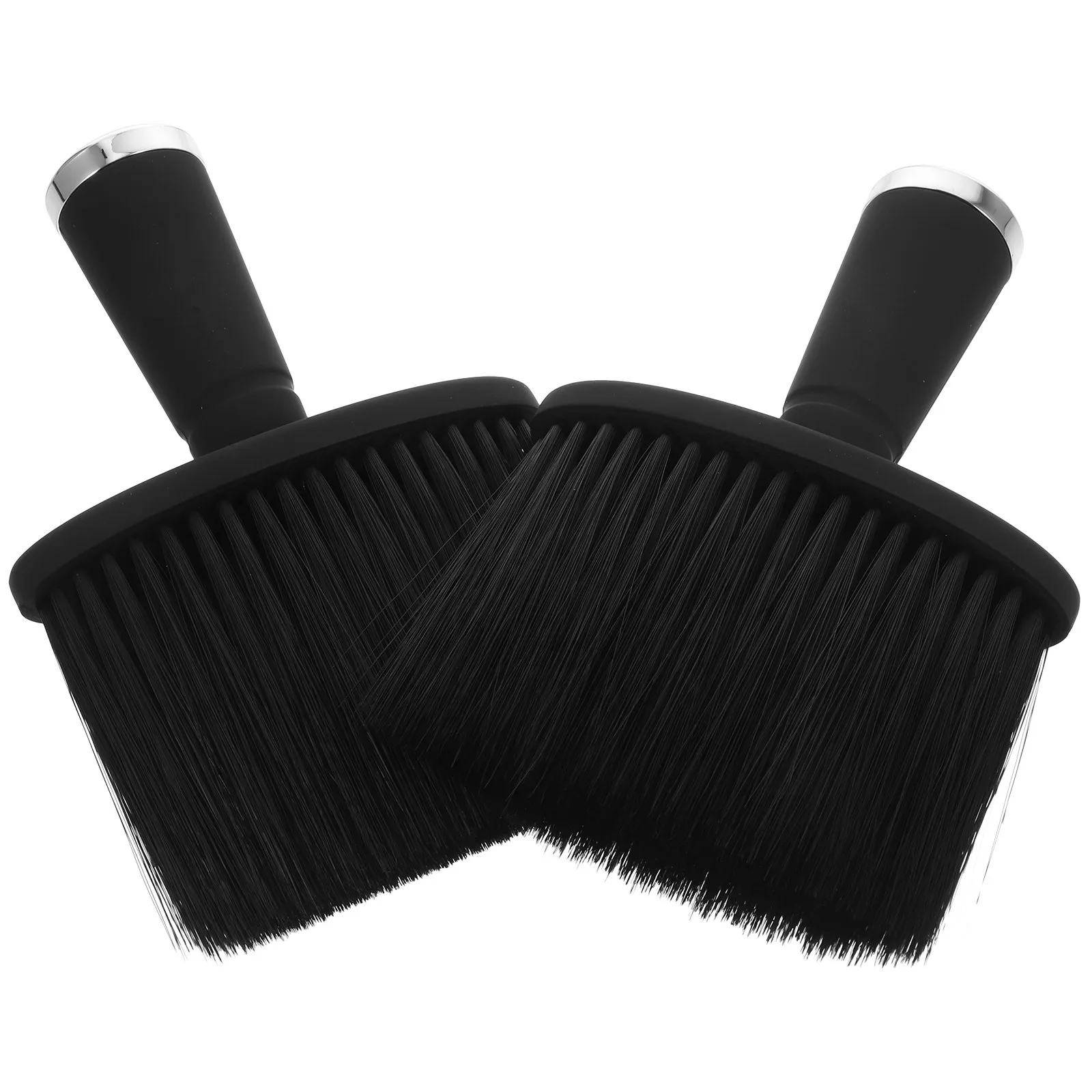 

2 pcs Broken Cleaning Brush Plastic Handle Barber Shop Home Lint-Free Neck Duster Tool Hair Salon Kit Broken Hair Removal Tool