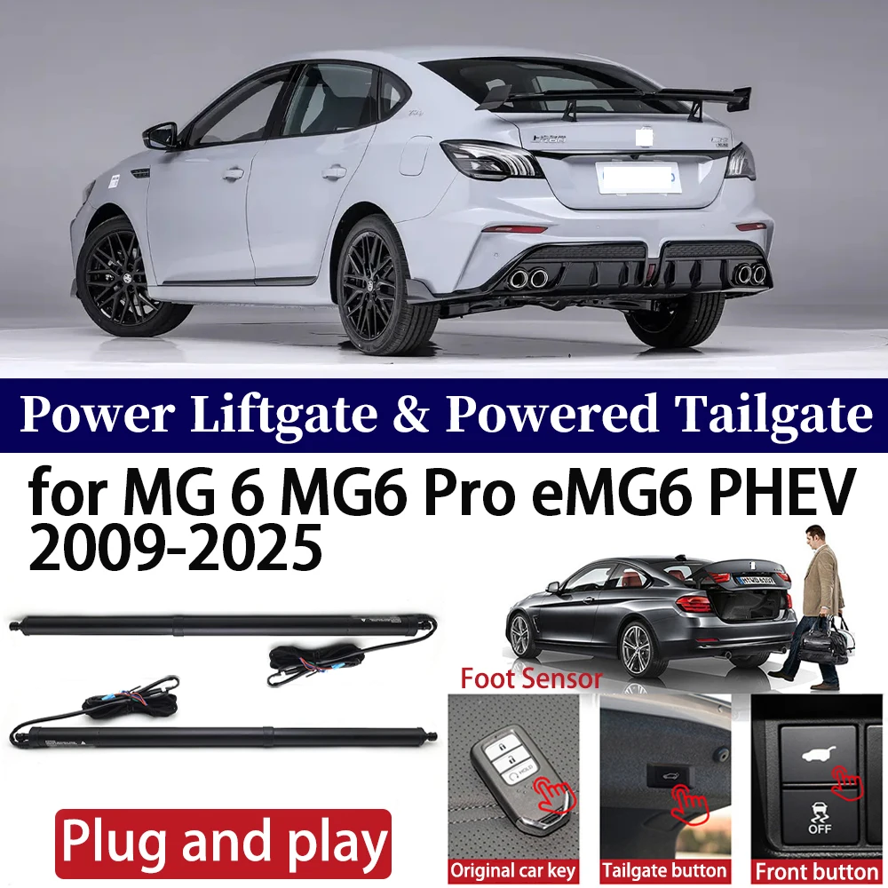 

ZhuCamX for MG 6 MG6 Pro eMG6 PHEV 2009-2025 Car OEM Power Liftgate Automatic One-Click Vehicle Powered Tailgate Strut