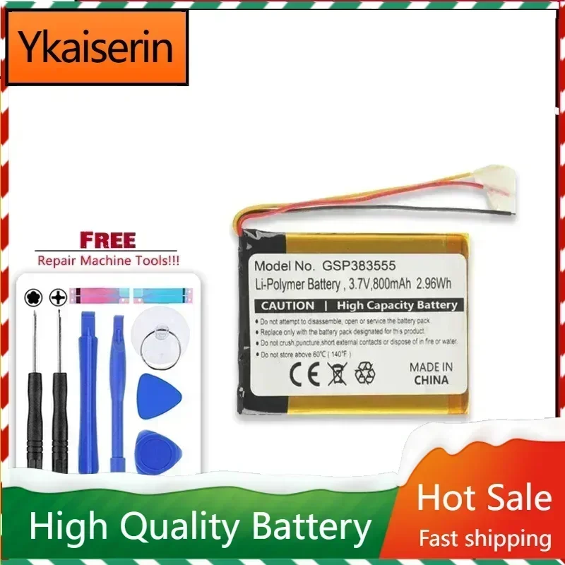 

GSP383555 Battery for JBL Clip 2 / Clip 2 AN CLIP2BLKAM CS056US P04405201 800mAh High Quality Bateria + Free Tools Warranty