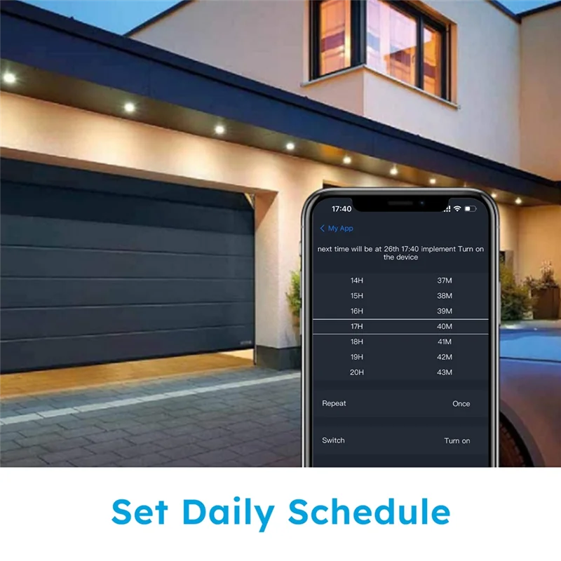 Y19A 1 ชิ้นสําหรับ Homekit Wifi โรงรถประตูพลาสติกสีขาว Smart Life Remote ผ่านสําหรับ Siri Carplay EU PLUG