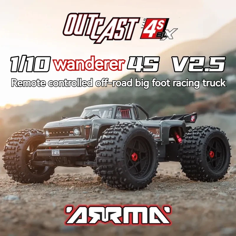 

ARRMA 1/10 Wanderer V2.5 Outcast 4S Remote Control Electric Brushless 4wd Climbing Vehicle Racing Off Road Vehicle Model Boy Toy
