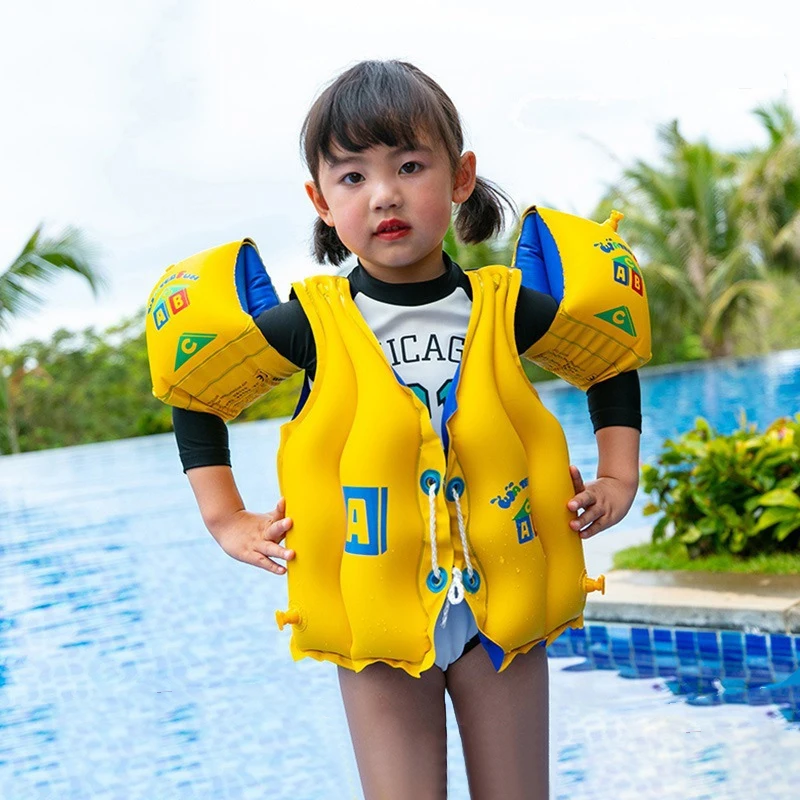 新しい子供用フローテーション水泳ライフジャケットベストボート釣り用ベスト水泳漂流ベスト