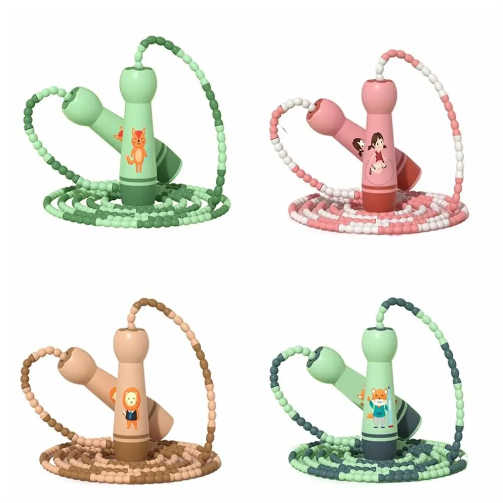 

Lovely Adjustable Child Jumping Rope Fillet Design Cotton Rope Skipping Ropes Training Colourful Kids Jump Rope Sport Fitness