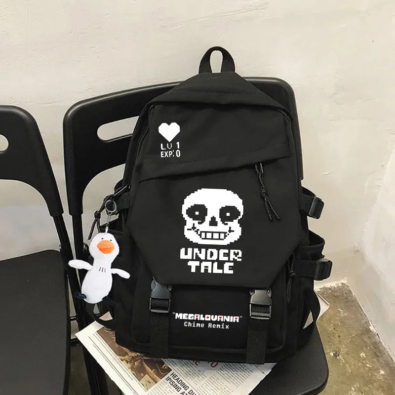 Undertale Sans Skull  Backpack Students Cute School Bag Kawaii Girls Boys Backpack Laptop Female Fashion Anime Book Bags